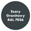 Szybkoschnąca uniwersalna emalia akrylowa Aqua Pro Szary Granitowy RAL 7026 0,7L