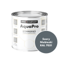 Szybkoschnąca uniwersalna emalia akrylowa Aqua Pro Szary Niebieski RAL 7031 0,8L