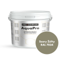 Szybkoschnąca uniwersalna emalia akrylowa Aqua Pro Szary Żółty RAL 7034 4,5L