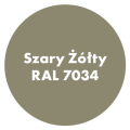 Szybkoschnąca uniwersalna emalia akrylowa Aqua Pro Szary Żółty RAL 7034 0,7L