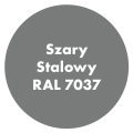 Szybkoschnąca uniwersalna emalia akrylowa Aqua Pro Szary Stalowy RAL 7037 9L