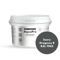 Szybkoschnąca uniwersalna emalia akrylowa Aqua Pro Szary Drogowy B RAL 7043 2,7L