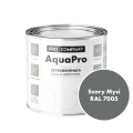 Szybkoschnąca uniwersalna emalia akrylowa Aqua Pro Szary Mysi RAL 7005 0,8L