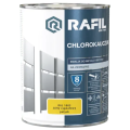 RAFIL Chlorokauczuk emalia do metalu i betonu żółty sygnałowy połysk RAL 1003 5L