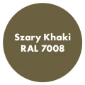 Szybkoschnąca uniwersalna emalia akrylowa Aqua Pro Szary Khaki RAL 7008 4,5L