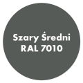 Szybkoschnąca uniwersalna emalia akrylowa Aqua Pro Szary Średni RAL 7010 2,7L