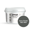 Szybkoschnąca uniwersalna emalia akrylowa Aqua Pro Szary Średni RAL 7010 2,7L