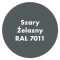 Szybkoschnąca uniwersalna emalia akrylowa Aqua Pro Szary Żelazny RAL 7011 4,5L