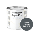 Szybkoschnąca uniwersalna emalia akrylowa Aqua Pro Szary Żelazny RAL 7011 0,7L
