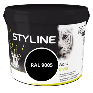 BOLIX STYLINE Acro Style Farba akrylowa czarna RAL 9005 9L