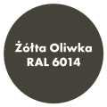 Szybkoschnąca uniwersalna emalia akrylowa Aqua Pro Żółta Oliwka RAL 6014 4,5L