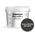 Szybkoschnąca uniwersalna emalia akrylowa Aqua Pro Czarna Oliwka RAL 6015 9L