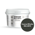 Szybkoschnąca uniwersalna emalia akrylowa Aqua Pro Czarna Oliwka RAL 6015 2,7L