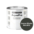 Szybkoschnąca uniwersalna emalia akrylowa Aqua Pro Czarna Oliwka RAL 6015 0,7L