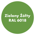 Szybkoschnąca uniwersalna emalia akrylowa Aqua Pro Zielony Żółty RAL 6018 0,7L