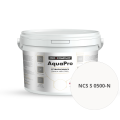 Szybkoschnąca uniwersalna emalia akrylowa Aqua Pro Bardzo Jasny Szary NCS S 0500-N 3L