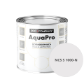 Szybkoschnąca uniwersalna emalia akrylowa Aqua Pro Jasny Szary NCS S 1000-N 0,8L