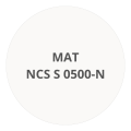 Szybkoschnąca uniwersalna emalia akrylowa Aqua Pro Bardzo Jasny Szary MAT NCS S 0500-N 3L