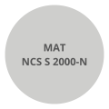 Szybkoschnąca uniwersalna emalia akrylowa Aqua Pro Średni Szary MAT NCS S 2000-N 3L