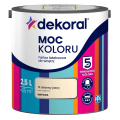 Farba lateksowa Dekoral Moc Koloru beżowy jasny 2,5L