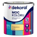 Farba lateksowa Dekoral Moc Koloru żółty słoneczny 2,5L