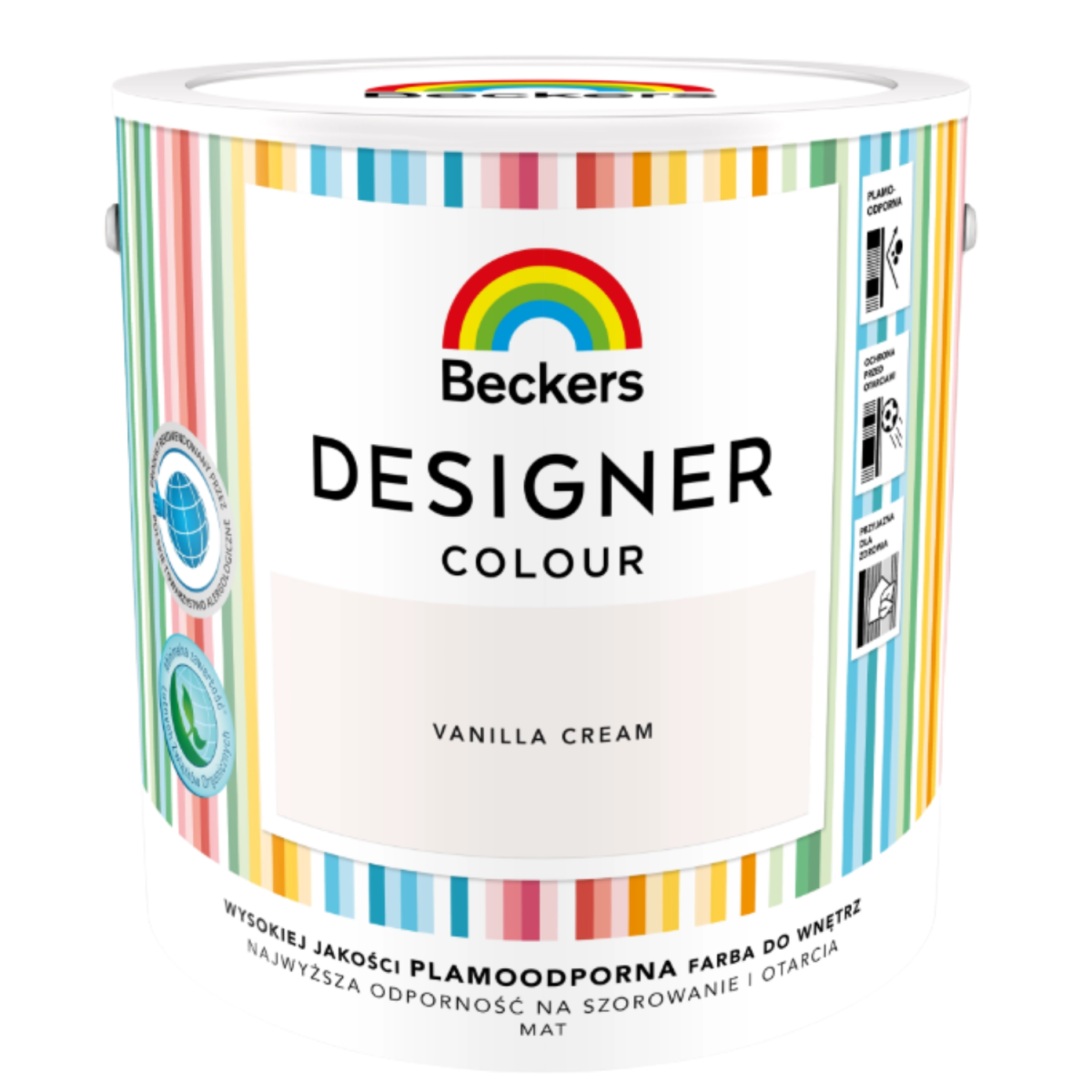 Farba plamoodporna Beckers Designer Colour Vanilla Cream 2,5L