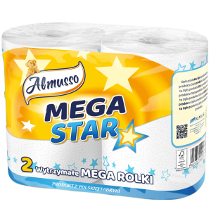 Ręczniki papierowe kuchenne Almusso Mega Star 2 rolki