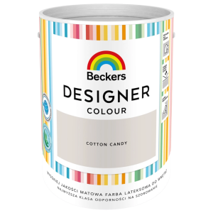 Farba do wnętrz Beckers Designer Colour beżowa Cotton Candy 5L