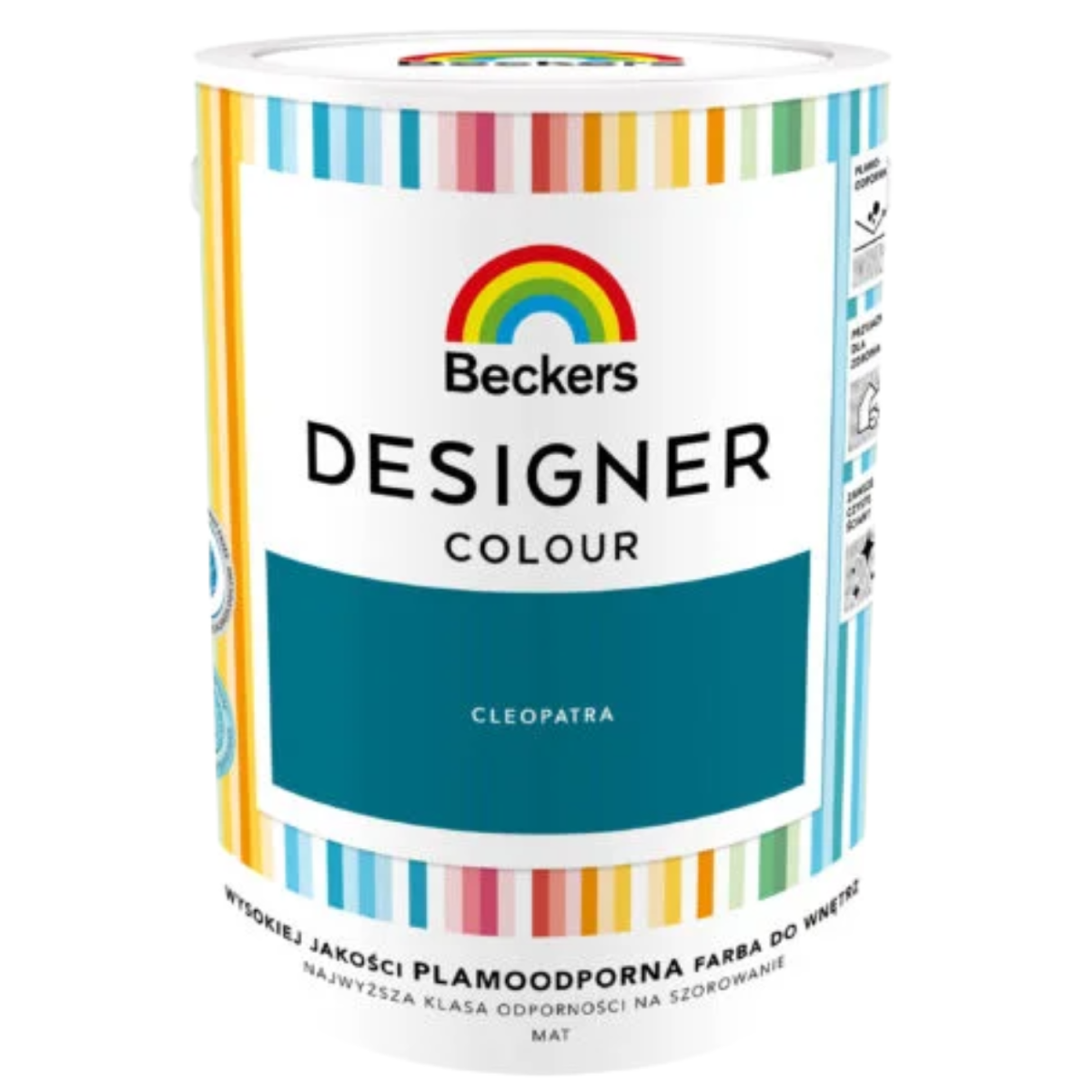 Farba do wnętrz Beckers Designer Colour ciemny turkus Cleopatra 5L