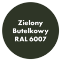 Szybkoschnąca uniwersalna emalia akrylowa Aqua Pro Zielony Butelkowy RAL 6007 2,7L
