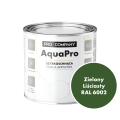 Szybkoschnąca uniwersalna emalia akrylowa Aqua Pro Zielony Liściasty RAL 6002 0,7L