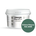 Szybkoschnąca uniwersalna emalia akrylowa Aqua Pro Zielona Patyna RAL 6000 2,7L