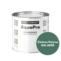 Szybkoschnąca uniwersalna emalia akrylowa Aqua Pro Zielona Patyna RAL 6000 0,7L