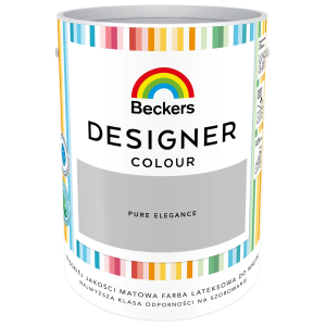 Farba lateksowa Beckers Designer Colour szara Pure Elegance 5L