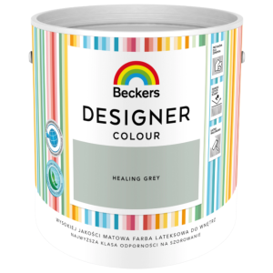 Farba plamoodporna Beckers Designer Colour Healing Grey 2,5L