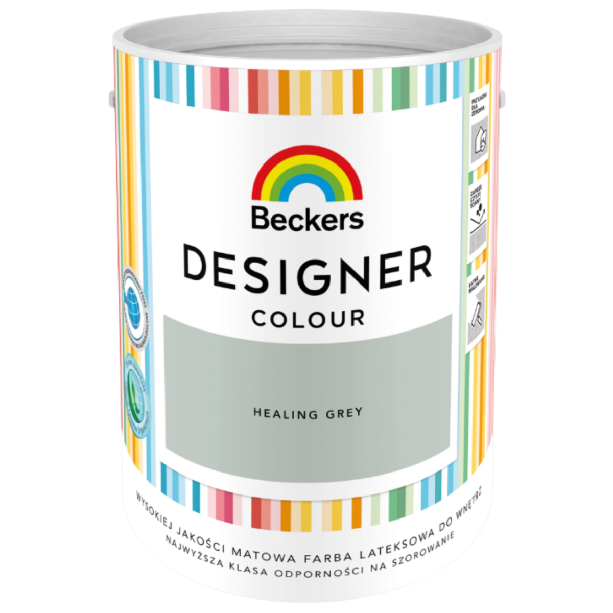 Farba lateksowa Beckers Designer Colour Healing Grey 5L