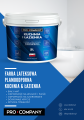 Pro Company Farba lateksowa plamoodporna Kuchnia Łazienka 5L Biały mat