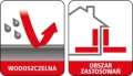 Uszczelka do hydroizolacji z kołnierzem SOPRO AEB 130 170x170mm do rur 32-55mm