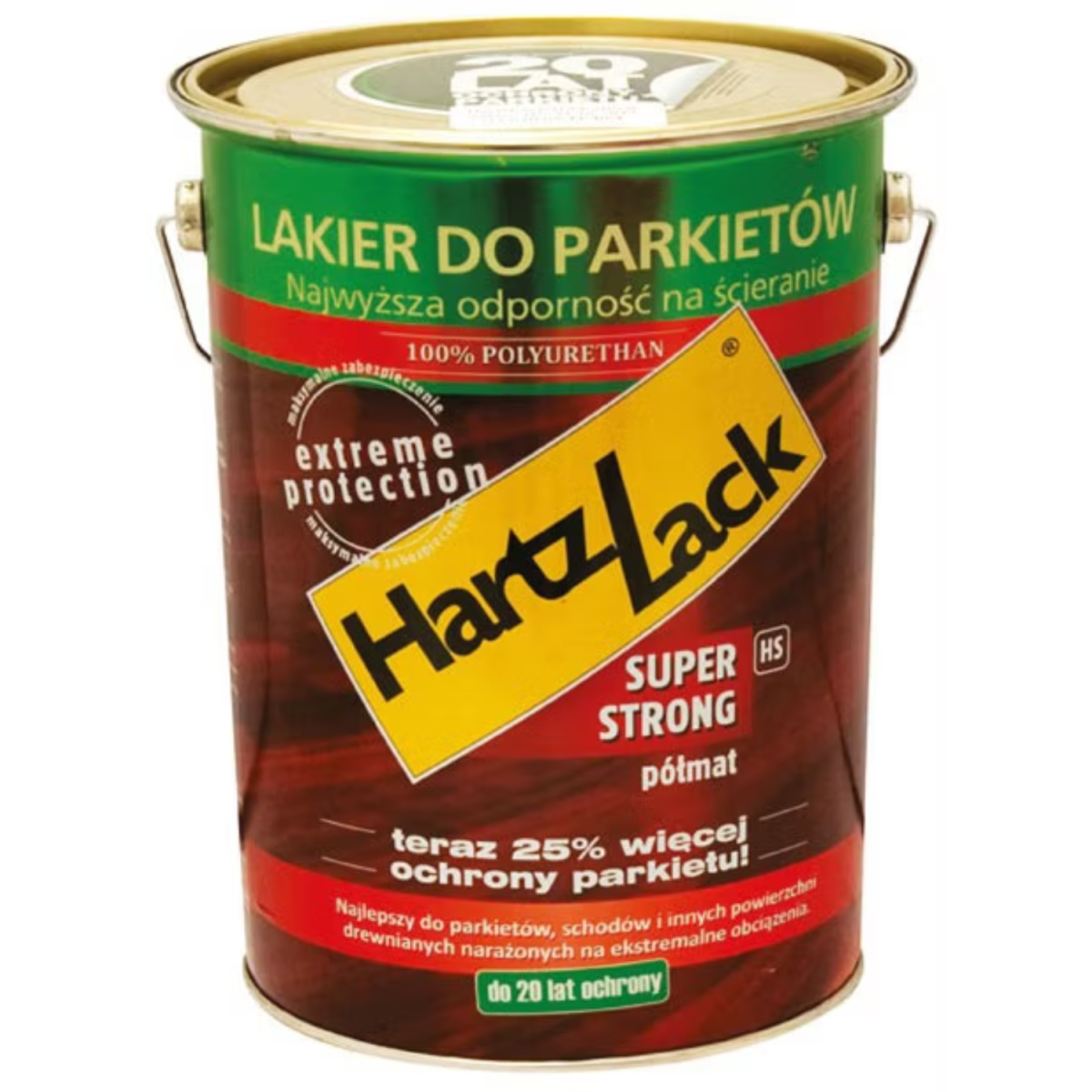 HartzLack Super Strong HS Lakier do parkietu bezbarwny półmat 5L