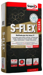 Multifunkcyjny klej żelowy do płytek SOPRO S-FLEX Mega 208 C2 TE S1 5kg