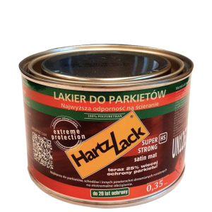 HartzLack Super Strong HS Lakier do parkietu bezbarwny satin mat 0,35L