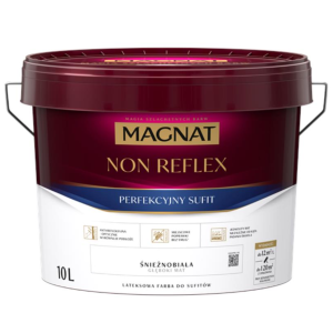 MAGNAT NON REFLEX Lateksowa farba antyrefleksyjna biała 10L