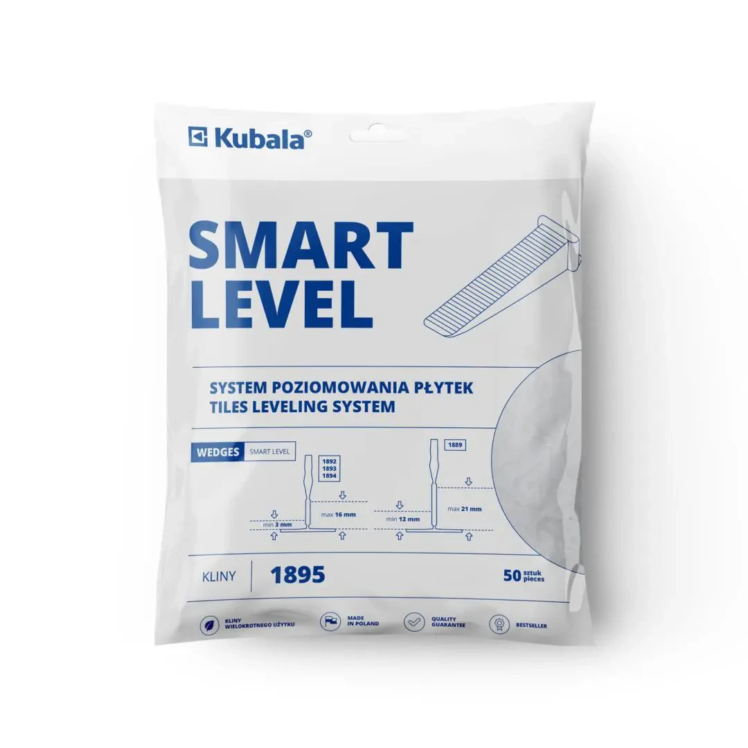 Kliny montażowe do poziomowania płytek Kubala Smart Level 50szt