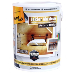 HartzLack AKRYL Lakier akrylowy bezbarwny połysk 0,75L