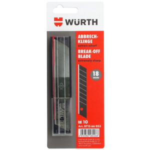 WURTH Ostrze wymienne odłamywane 110mm x 18mm 10szt