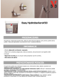 V33 Easy Hydro-Bariera Wodoodporna farba do wnętrz kość słoniowa satyna 0,75L