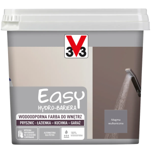 V33 Easy Hydro-Bariera Wodoodporna farba do wnętrz magma wulkaniczna satyna 0,75L