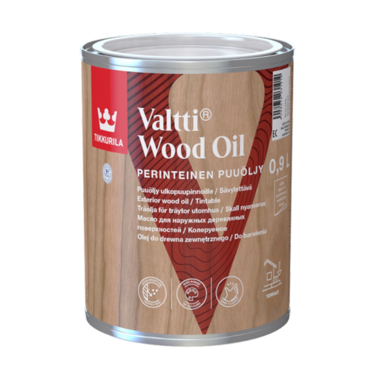 TIKKURILA Valtti Wood Oil Olej do drewna Orava 5057 0,9L