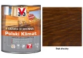 Lazura ochronna 7 lat Polski Klimat impregnująco-dekoracyjna V33 Dąb złocisty 0,75l