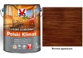 Lazura ochronna 7 lat Polski Klimat impregnująco-dekoracyjna V33 Drewno egzotyczne 5l